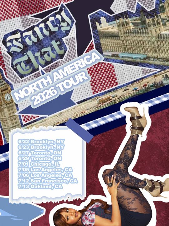 “Fancy That” North America 2026 Tour Poster — preview